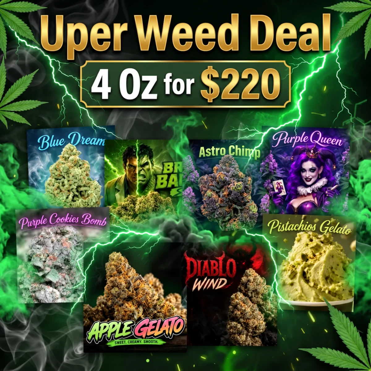 The Colossal Diablo Wind & Astro Chimp Mega Deal – 4 Oz for $220 photo 1