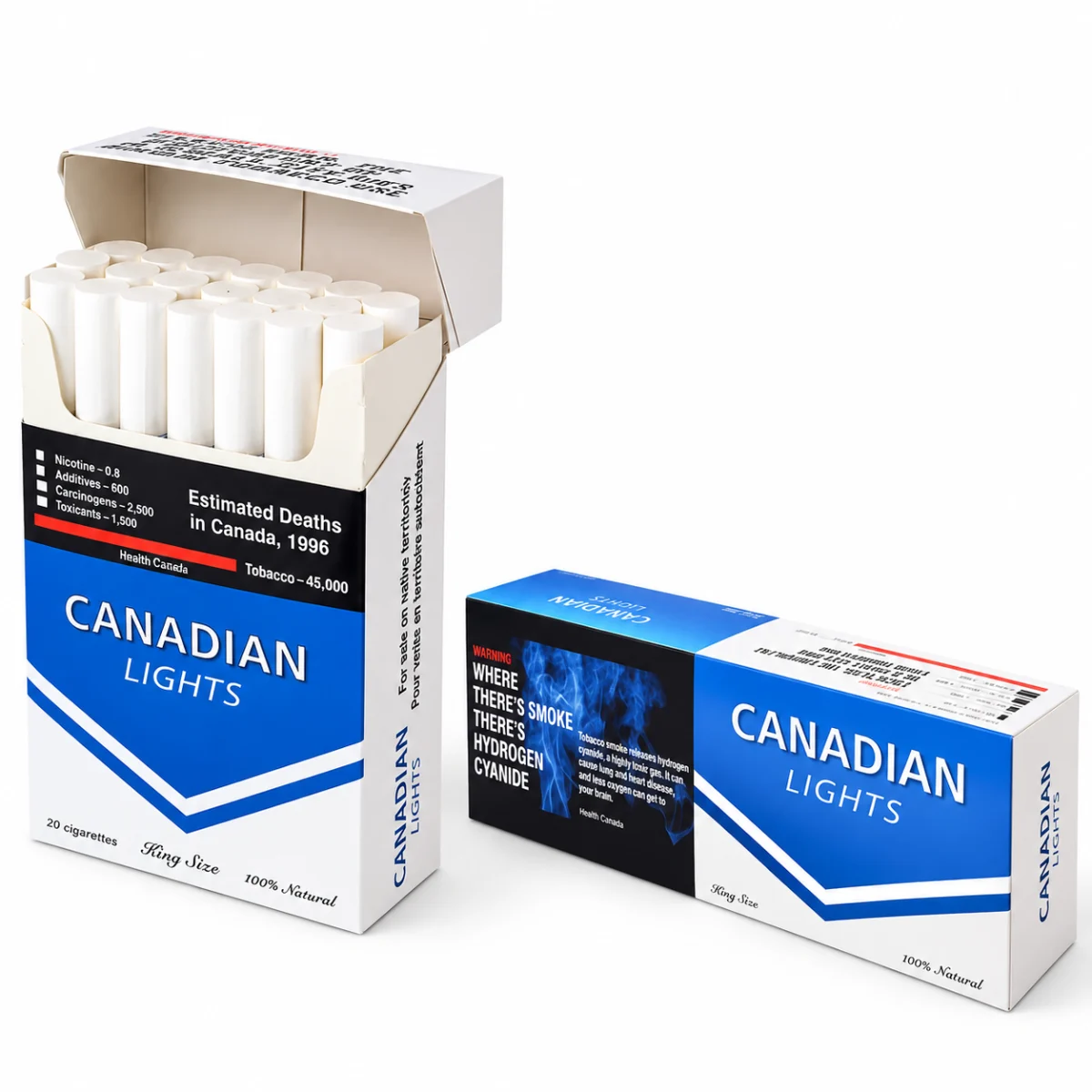 Canadian Light Cigarettes - 4 For $150 photo 1