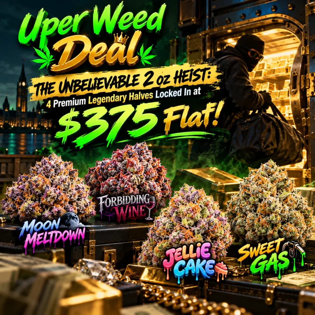 THE UNBELIEVABLE 2 oz HEIST: 4 Premium Legendary Halves Locked In at $375 Flat! photo 1