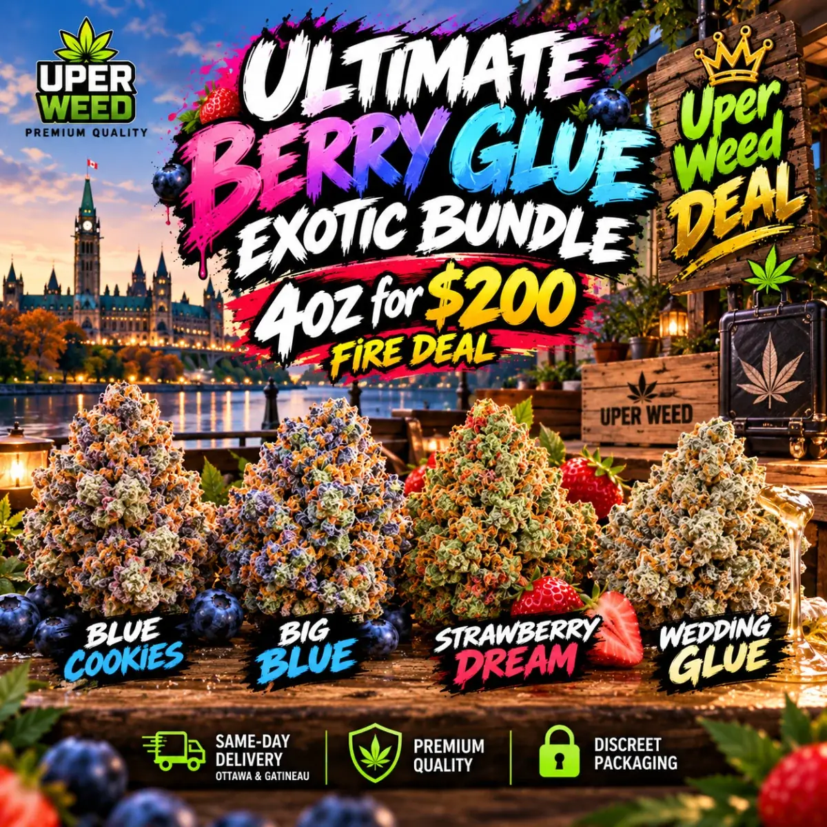 ULTIMATE BERRY GLUE EXOTIC BUNDLE | 4oz for $200 FIRE DEAL photo 1