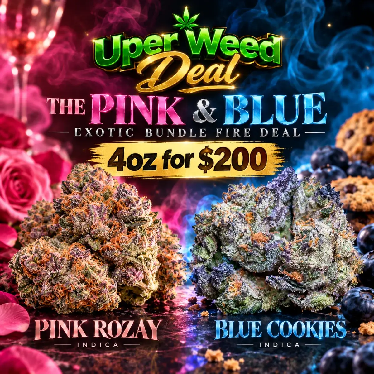 THE PINK & BLUE EXOTIC BUNDLE FIRE DEAL | 4oz for $200 photo 1