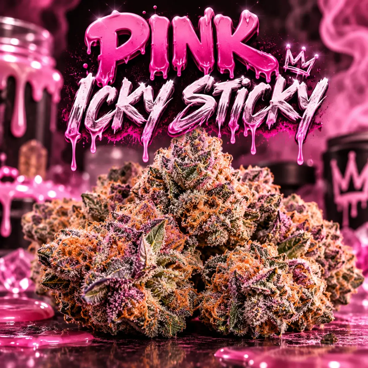Pink Icky sticky photo 1