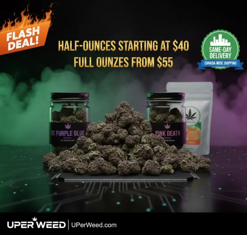 UPER Weed: Quad Pound (QP) Mix & Match Bulk Deal $340 | Ottawa & Gatineau Same Day Delivery photo 5